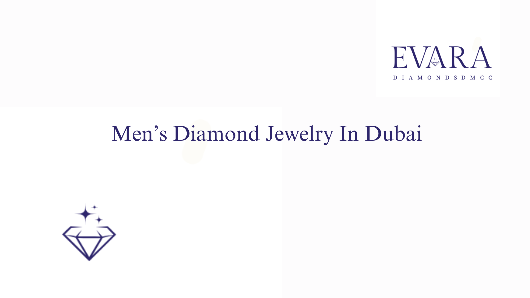 Men’s Diamond Jewelry in Dubai: Bold, Modern & Made to Last