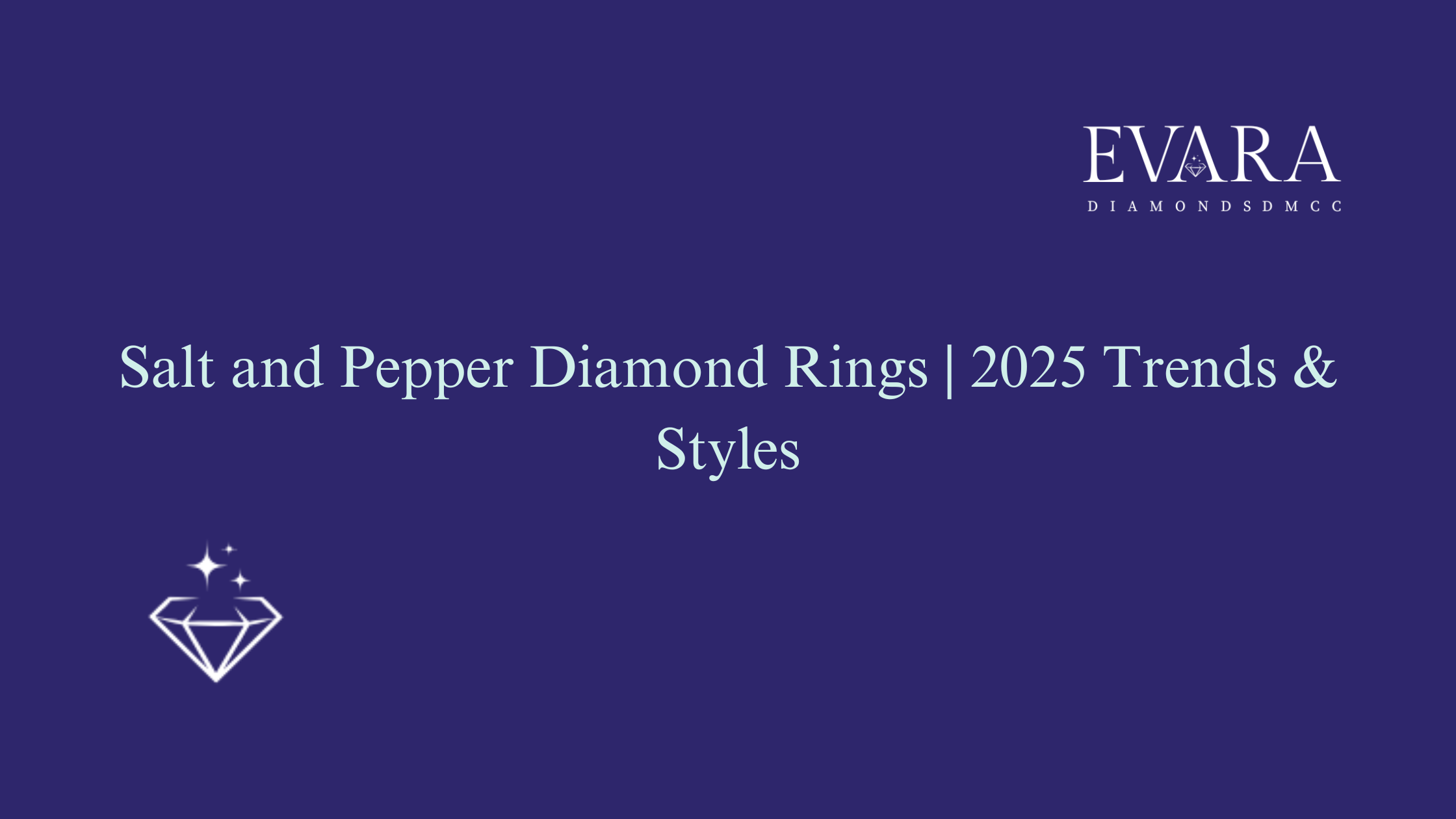 Salt & Pepper Diamond Rings: The Unconventional Trend Defining 2025